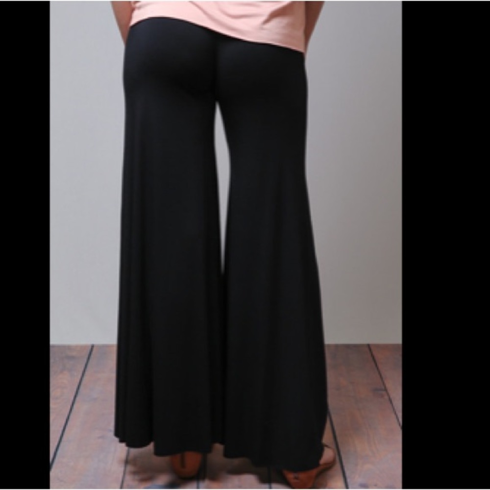 NWOT Rachel Pally Modal Jersey Wide Leg Pants - sz S - Picture 3 of 6